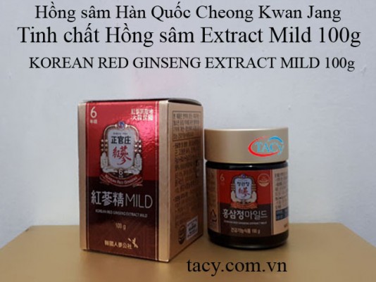 Korean Red Ginseng Extract Mild 100g