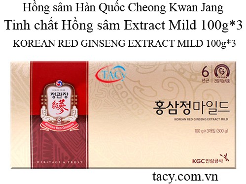 Korean Red Ginseng Extract Mild 100g*3