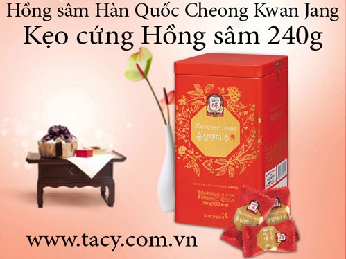 Korean Red Ginseng Renesse Candy 240g
