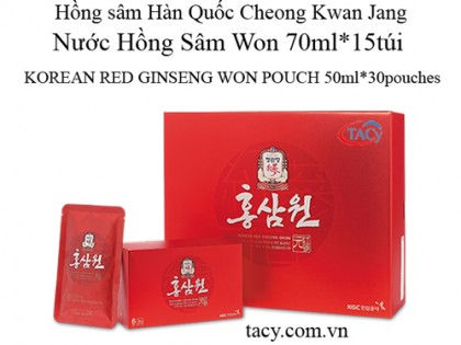 Korean Red Ginseng Won Pouch 30pouches 50ml