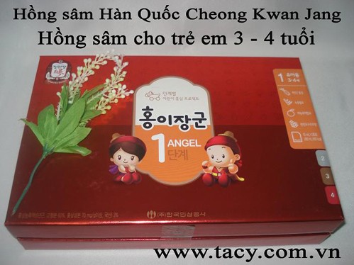 HỒNG SÂM KGC CHO TRẺ EM 3-4tuổi 