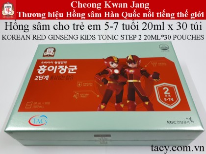 Korean Red Ginseng Kid Tonic  KID 2 Step age 5 - 7