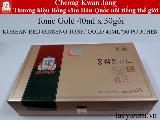 Korean Red Ginseng Tonic Gold 30Pouches