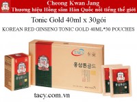 Tonic Gold 30túi*40ml Cheong Kwan Jang